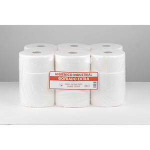 Rouleau de papier toilette industriel gaufré 350g, 18 pièces, B2B - Product Image 1