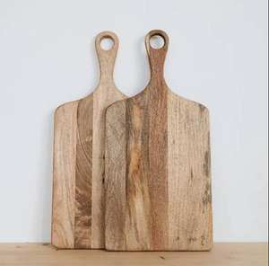Sustainable Mango Wood Rectangular Chopping Board <b>Safe</b> and Stylish Wooden <b>Knife</b> Block - Product Image 4