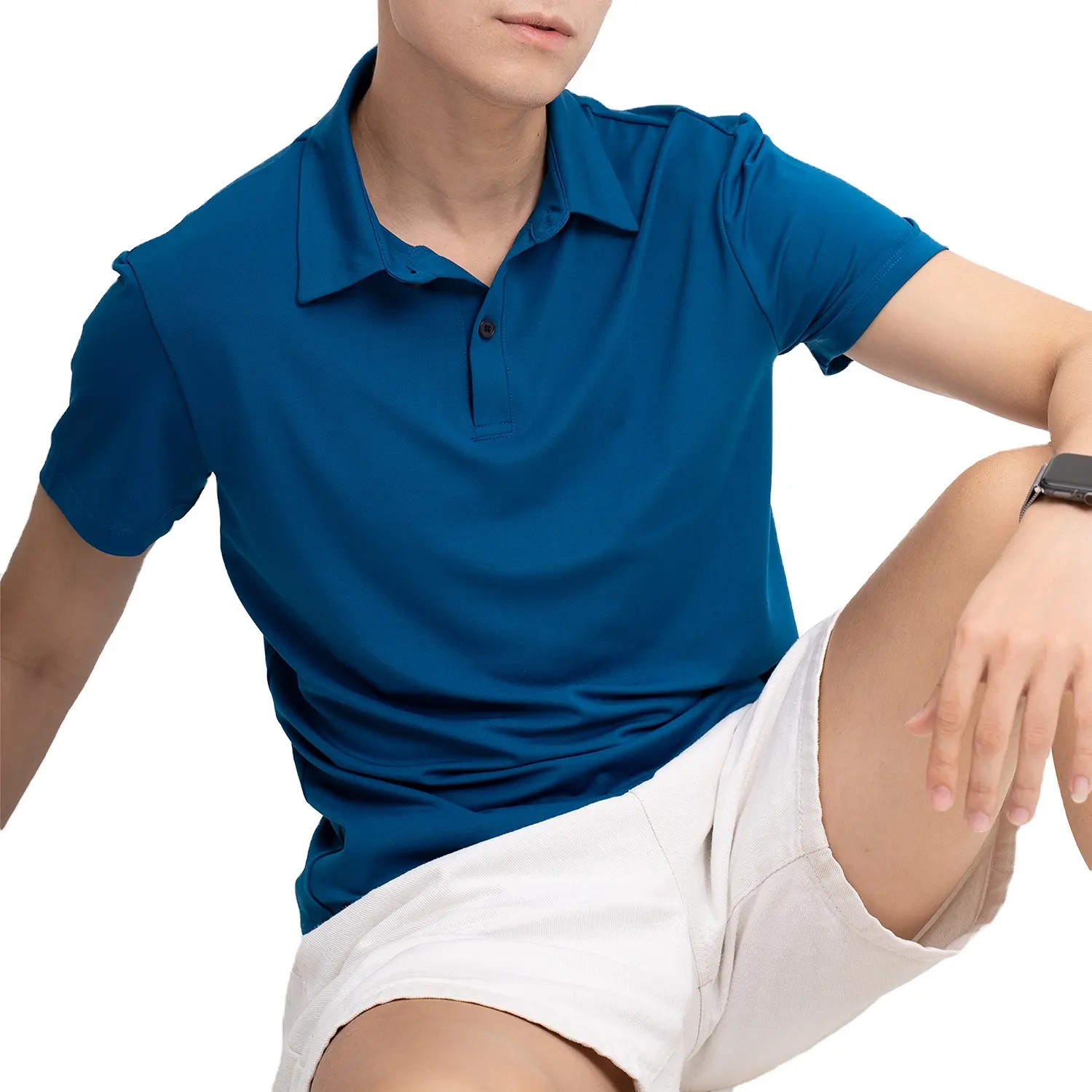 VENTE EN GROS Nouveau T-shirt pour hommes couleur 100% coton à manches longues OEM Cardigan à manches courtes Chemise pour hommes