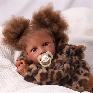 Poupée Reborn Bébé Fille Afro-Américaine Babeside Saria 20 Pouces en Vinyle avec Corps en Tissu - Product Image 2