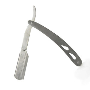 Rasoirs de barbier pliants de haute qualité couteau de rasage en acier inoxydable rasoirs de barbier rasoirs à lame unique barbe en acier inoxydable pliante - Product Image 3