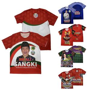 Camisetas personalizadas para hombre al por mayor para campaña electoral de Filipinas, camisetas informales transpirables con estampado de cuerpo completo, camisetas baratas por sublimación - Product Image 5