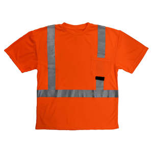 Uniformes de Seguridad Hechos a Medida, Camiseta de Trabajo para Hombre 100% Poliéster, Alta Visibilidad, Fluorescente, Reflectante y Reciclado - Product Image 6