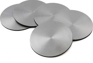 Premium Quality Stainless Steel Round <b>Coasters</b> Silver Metal Cup <b>Coasters</b> Set Custom Logo Stunning Cool <b>Coaster</b> Cups Mats Decors - Product Image 2