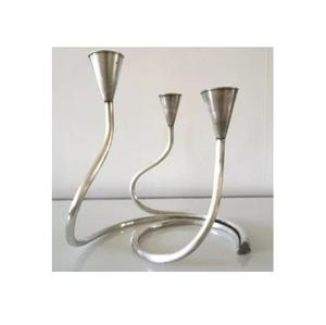 Soporte de vela de Navidad de Metal, aluminio, dorado, antiguo, para decoración del hogar, decoración europea - Product Image 4