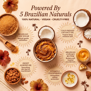 Gommage corporel OEM Brazilian Sunset au sucre de coco caramel exfoliant pour tous types de peau, vente en gros 250g, marque privée - Product Image 4
