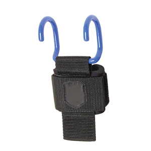 En couleur noire Crochets de tige de poignée d'haltérophilie de forme physique avec le soutien d'enveloppes de poignet du néoprène pour l'entraînement de gymnase PAR AMAZING INDUSTRIES - Product Image 2