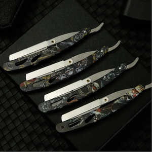 Navaja de Afeitar Profesional de Alta Calidad, Acero Inoxidable, Cuchillas de un Solo Filo, para Hombre - Product Image 3