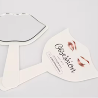 Miroir de visage de cils de poche au design moderne personnalisé accessoire cosmétique technique de cils personnalisé pour une utilisation décorative