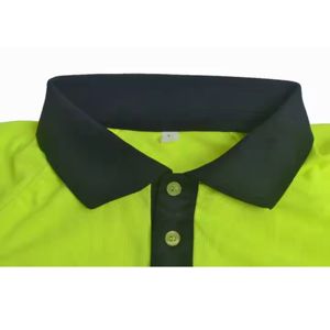 Polo de sécurité réfléchissant à manches courtes, vente en gros d'usine, haute visibilité, ANSI Classe 1, EN ISO 20471 Classe 2, imperméable - Product Image 4
