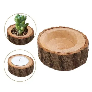 Latest Arrival Customized Design Wooden Candle Holder Tapper Stand in Natural Finished High Quality for Home Hotel Decor Usage - Product Image 5