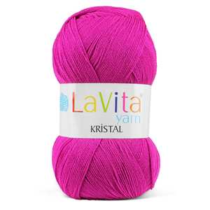 Lavita Kristal 9724 Fil Fuşya Couleur Örgü İpi-Produit de qualité supérieure - Product Image 1