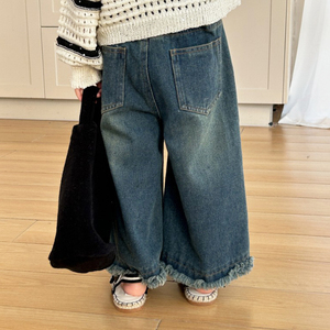 CONTIKIDS FP399 CerealPocketJEANS, pantalones vaqueros largos para niñas, ropa cómoda para niños para uso diario - Product Image 4