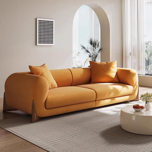 Sofá seccional reclinable de lujo moderno, respaldo suave y brazos acolchados, muebles para sala de estar - Product Image 3