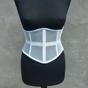 100% Premium Quality Transparent <b>Mesh</b> Corset <b>Top</b> for <b>Women</b> Thin and Breathable Woven Corset for Clubwear & Partywear - Product Image 1