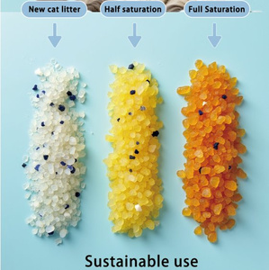 Litière pour chat en cristal, respirante, de qualité industrielle, déshydratant, conforme aux normes <span class=keywords><strong>REACH</strong></span>/RoHS, forme de granulés, modèle - Product Image 3