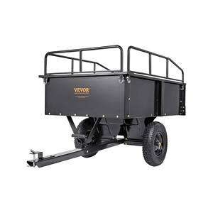 Carretilla de mano plegable de cuatro ruedas tipo pequeño TC2145, carro de jardín cerrado de metal con función de descarga de plástico - Product Image 1