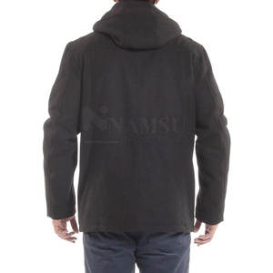 Conception professionnelle vêtements décontractés hommes laine vestes 2023 nouveau Style bonne vente hommes laine vestes pour adultes - Product Image 4