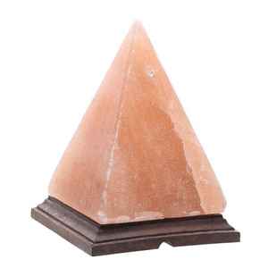 Wholesale Carved Wooden Base Decorative Himalayan Pink Salt Lamps with Natural Crystal Rock Stone Love Style - Product Image 2