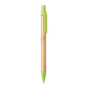 Stylo à bille en bambou écologique Slothic, gadgets durables - Product Image 1