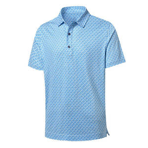 Camisetas de polo de alta calidad Camisetas de Polo de manga corta personalizadas con estampado de pantalla personalizado para hombres 100% algodón Casual Patrón personalizado gratis - Product Image 1