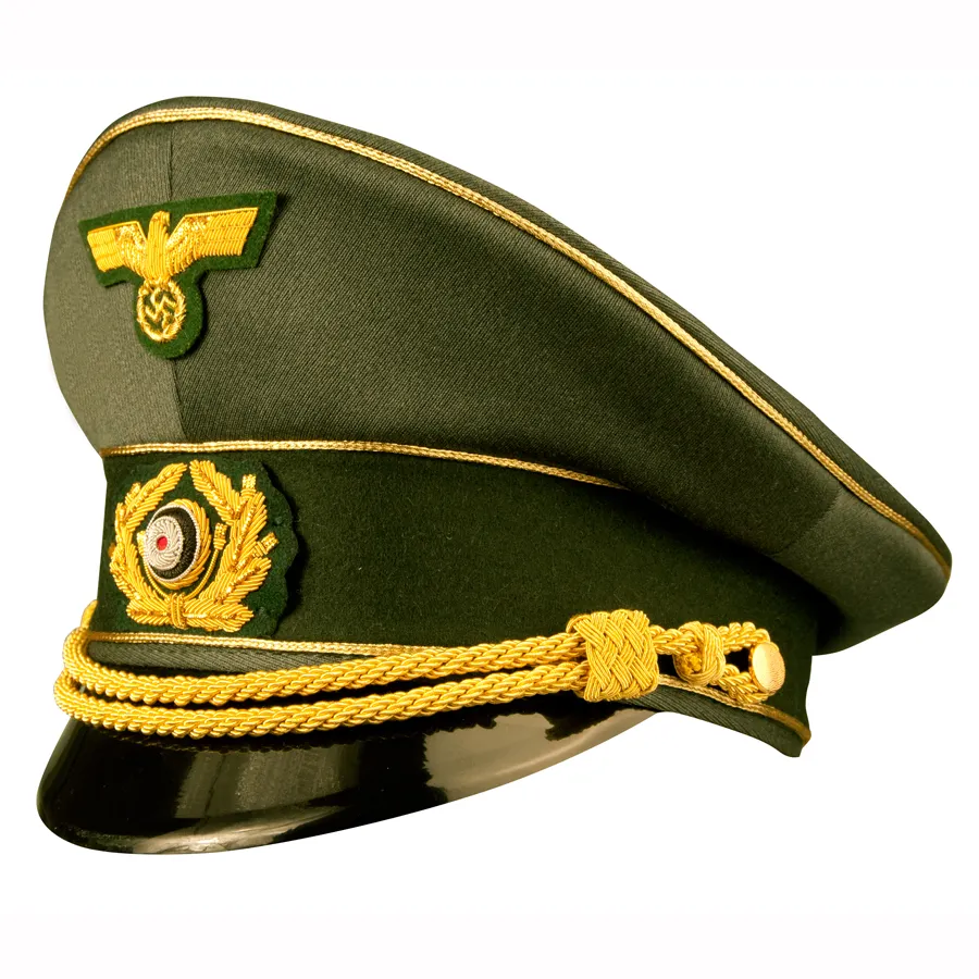 WWII WWII قبعة الجليدية M43 للضابط الألماني بواسطة EREL SS OAKLEAF قبعة كامو SS OKALEAF قبعة كامو SS-VT الخوذة المزودة بعلامات وقبعة عامة