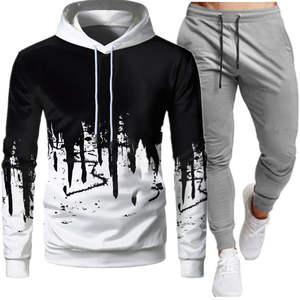2023 alta calidad personalizado Unisex otoño Casual algodón + poliéster transpirable Tech Fleece chándal con bordado liso - Product Image 4