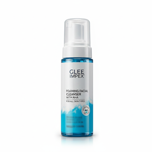 Glee Impex Foaming Facial <b>Cleanser</b> with AHA for All Skin Types | Deep Cleansing, Gentle Exfoliating Face Wash - Product Image 1