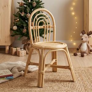 Chaise d'événements pour bébé en rotin de premier choix chaises d'événement en osier naturel faites à la main pour enfants tout-petits enfants - Product Image 4