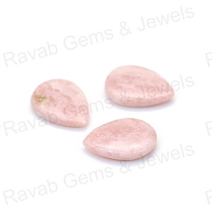 16x22mm Natural Rosa amazonita suave pera Briolette calibrado al por mayor piedras preciosas sueltas de alto pulido para joyería de plata fina - Product Image 4