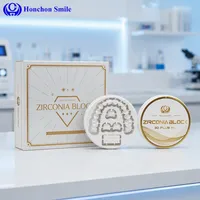Bloc de zircone 3D Plus, dégradé multidimensionnel à 6 couches, 45-57% ultra translucide, disque dentaire multicouche le plus vendu