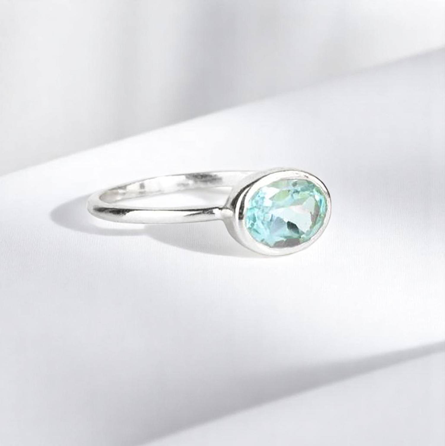 Blue Topaz silver