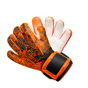Gants de gardien de but en latex PU à découpe plate 4 mm, ajustement classique, pour football, vente en gros, OEM, durables, adhérence optimale pour les matchs - Product Image 1