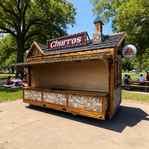 Remolque de Comida Móvil Grande Personalizado, Carritos de Helados y Frutas en Venta, Vehículo para Frutas y Verduras - Product Image 2