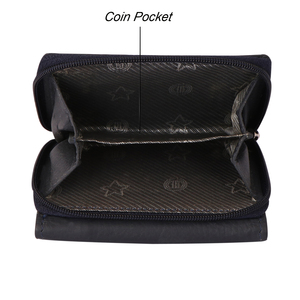 Cartera de PU de nuevo estilo para mujer 2025 del exportador indio, cartera abatible de gran capacidad personalizada con cierre de botón - Product Image 3
