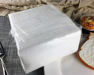 Serviettes en tissu blanc 2 plis 1 pli dans un paquet de 300g pour la maison, la restauration et les événements - Product Image 5