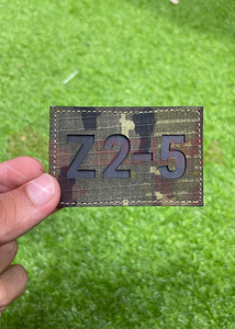 Patchs Badges à la mode Patch découpé au laser pour uniforme avec votre décoration de logo en gros tissu sergé personnalisé bordure découpée au laser - Product Image 4