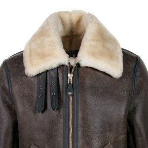 Veste en cuir B3 en peau de mouton réglable nouvelle arrivée personnalisée élégante respirante grande taille de qualité supérieure vêtements pour hommes - Product Image 2