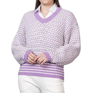 Suéter Moderno con Textura, Diseño Elegante y Sensación Acogedora, Suéter Casual de Punto Suave - Product Image 1