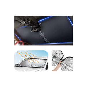 Xiangta ที่บังแดดด้านหน้าแบบพกพาพับได้, แบบสากลกันยูวีสำหรับรถกระจกหน้ารถกลางแจ้ง - Product Image 5