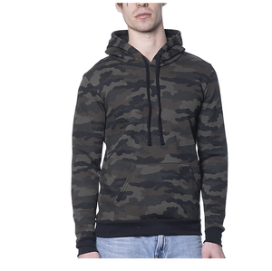 Sweat à capuche camouflage respirant pour la chasse et les sports de plein air, en molleton français, vente en gros - Product Image 1