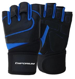 Guantes de gimnasio de levantamiento de pesas con soporte de muñequera para hombres y mujeres, protección completa de La Palma, para levantamiento de pesas, entrenamiento, Fitness - Product Image 4