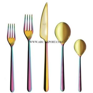 เครื่องใช้บนโต๊ะอาหารชุดเครื่องใช้บนโต๊ะอาหารสีทองคลาสสิกอุปกรณ์ตกแต่งโต๊ะแบบแบนชุดเครื่องใช้บนโต๊ะอาหารสำหรับอุปกรณ์ในครัว - Product Image 5