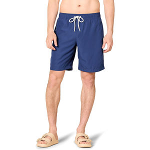 Mens 9 Swim Trunks Pantalones cortos de playa de secado rápido con forro de malla y cordón Traje de baño cómodo con bolsillos laterales - Product Image 2