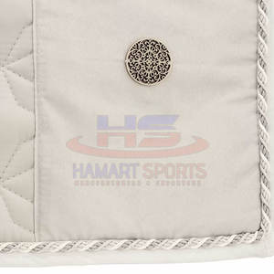 Tapis de selle d'équitation en maille antidérapante avec doublure en coton et polycoton Insert en fourrure-Échantillon gratuit - Product Image 3