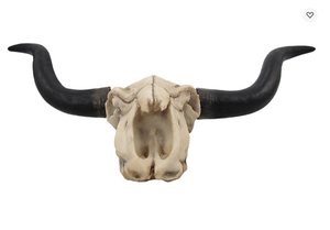 AK latón Metal decorativo aspecto Real Animal cara vaca cabeza calavera para decoración del hogar Decoración colgante de pared - Product Image 4