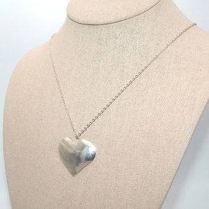 โซ่เงินนิกเกิล800และ925จี้หัวใจสเตอร์ลิงสร้อยคอจี้ดีประเภทสินค้า - Product Image 1