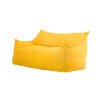 Canapé inclinable moderne de luxe pas cher pour salon, pouf gonflable, fauteuil beanbag avec repose-pieds, ensemble canapé-lit pour villa