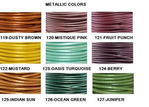 Cordón metálico de cuero de vaca de 5x2mm, venta al por mayor, correa de cuerda para hacer joyas, collares, artesanía, hallazgos DIY, componentes - Product Image 4