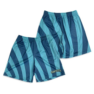 Pantalones Cortos Deportivos Sublimados Personalizados con Diseño de Rayo Multicolor, Último Diseño en Pantalones Cortos Sublimados para Hombre - Product Image 4